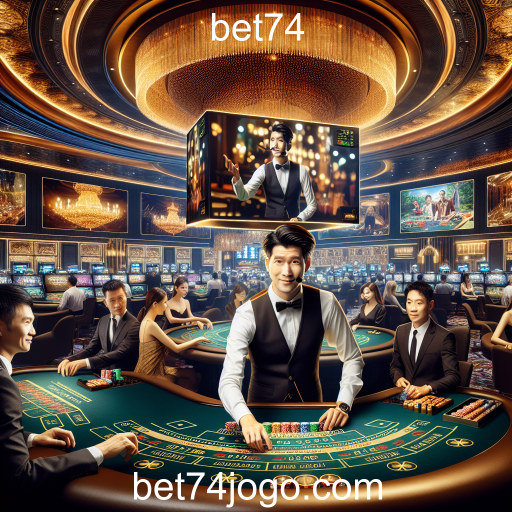 Experiência Imersiva nos Cassinos Ao Vivo do Bet74